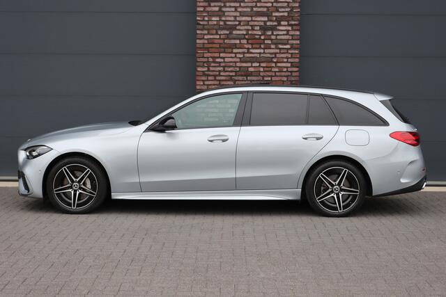 Mercedes-Benz C-KLASSE Estate 300 e AMG Line | Panoramadak | Burmester | Distronic | Memory | Leder | Trekhaak | Digital Light | HUD | Surround Camera |
