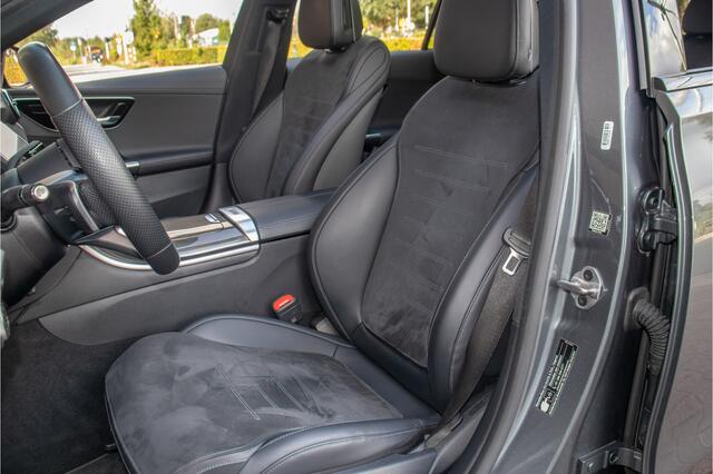 Mercedes-Benz C-KLASSE 200 Launch Edition AMG Line, Origineel NL, Panoramadak, Trekhaak, Stoelverwarming, Carplay, Sfeerverlichting, Camera.