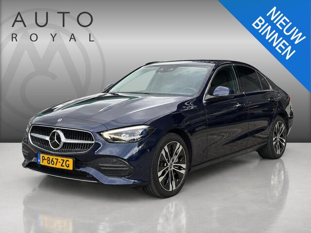 Mercedes-Benz C-KLASSE 300 e Luxury Line WEG KLAPBARE TREKHAAK | SFEER VERLICHTING | 360 GRADEN CAMERA | ELEKTRISCH VERSTELBARE STOELEN | STOELVERWARMING | STUURVERWARMING | STOELKOELING | PANORAMADAK | NAVIGATIE | LED | DODEHOEK DETECTIE | APPLE CARPLAY / ANDROID AUTO | ADAPTIEVE CRUISECONTROL |
