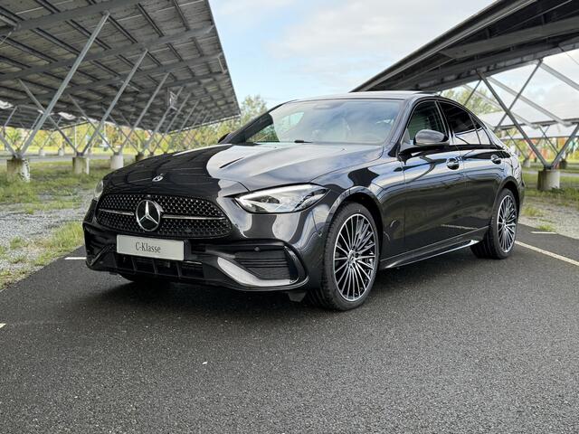 Mercedes-Benz C-KLASSE 300e 140 Years Edition | AMG line | Night | Panoramadak | Trekhaak | Winter pakket | Memory stoelen | Sfeerverlichting |