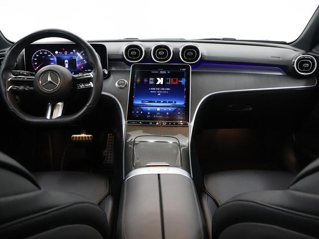 Mercedes-Benz C-KLASSE Estate 180 AMG Line | Night | Panoramadak | Multispaaks AMG velgen | Rijassistentiepakket Plus | Stoelverwarming |