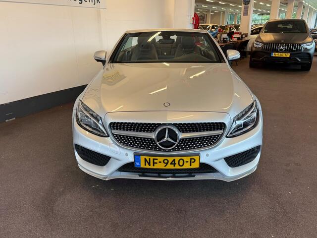 Mercedes-Benz C-KLASSE Cabrio 180 AMG | Airscarf | Burmester | 360 Camera | Origineel Nederlands | Cruise control | Climate control | Navigatie | Stoelverwarming | Elek. inklapbare spiegels