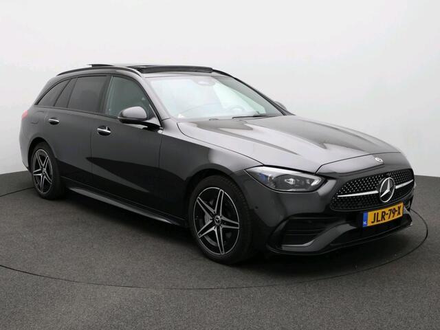 Mercedes-Benz C-KLASSE Estate 300 e Business Solution AMG AMG Line | Night Pakket | Panorama Schuif-Kanteldak | Parkeerpakket met 360°-camera | Alarm Klasse 3. Inclusief 24 maanden Mercedes-Benz Certified garantie voor Europa.