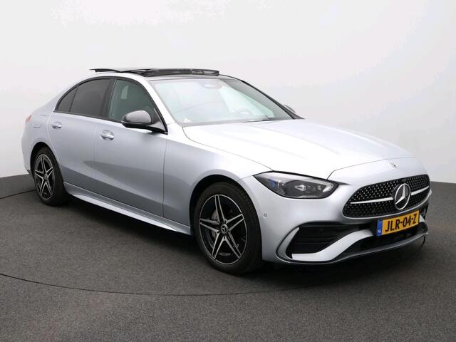 Mercedes-Benz C-KLASSE 300 e Business Solution AMG Premium plus | AMG Line | Night Pakket | Panorama Schuif-Kanteldak | Digital Licht | Head-Up Display | Parkeerpakket met 360°-camera. Inclusief 24 maanden Mercedes-Benz Certified garantie voor Europa.