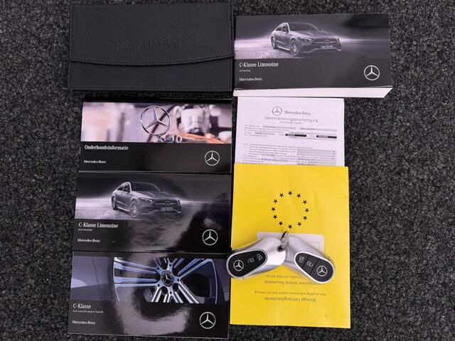 Mercedes-Benz C-KLASSE 300 e Business Solution AMG Premium plus | AMG Line | Night Pakket | Panorama Schuif-Kanteldak | Digital Licht | Head-Up Display | Parkeerpakket met 360°-camera. Inclusief 24 maanden Mercedes-Benz Certified garantie voor Europa.