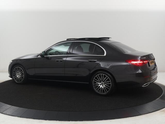 Mercedes-Benz C-KLASSE 200 Luxury Line | Panoramadak | Leder | Memory | Adaptive cruise | Stoelverwarming | Burmester | 360 camera | Park assist | Sfeerverlichting | Carplay | Climate control