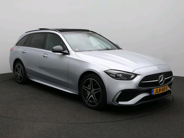 Mercedes-Benz C-KLASSE Estate 300 e Business Solution AMG AMG Line | Night Pakket | Panorama Schuif-Kanteldak | Parkeerpakket met 360°-camera | Alarm Klasse 3 Inclusief 24 maanden Mercedes-Benz Certified garantie voor Europa.