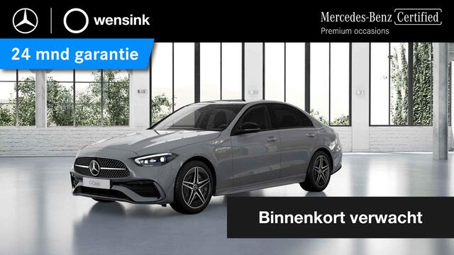 Mercedes-Benz C-KLASSE 300e Business Solution AMG | Trekhaak | Burmester | 360° camera | Panoramaschuifdak | Nightpakket | Stoelverwarming voor |