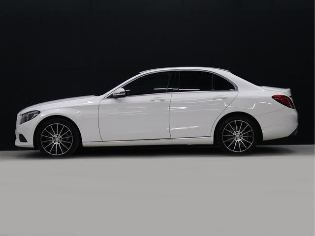Mercedes-Benz C-KLASSE 160 Premium [CRUISE CONTROL, STOELVERWARMING, CAMERA, PDC V+A, BLUETOOTH, NAVIGATIE, AIRCO, STUUR MULTIFUNCTIONEEL, DODEHOEK ASSISTENT, NIEUWSTAAT]