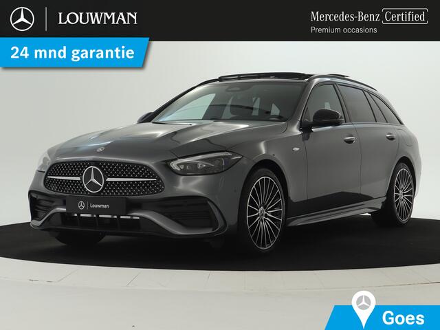 Mercedes-Benz C-KLASSE Estate 300 e Business Solution AMG | Trekhaak | Nightpakket | AMG Line Premium Plus | 360°-camera | Head-up display | Burmester® 3D sound system | Inclusief 24 maanden MB Certified garantie voor Europa.