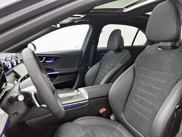 Mercedes-Benz C-KLASSE 300 e Business Solution AMG | Trekhaak | Comfortpakket Plus | Nightpakket | Middenconsole metaalstructuur |
