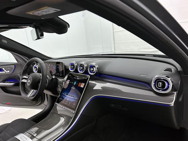Mercedes-Benz C-KLASSE 300 e Business Solution AMG | Trekhaak | Comfortpakket Plus | Nightpakket | Middenconsole metaalstructuur |