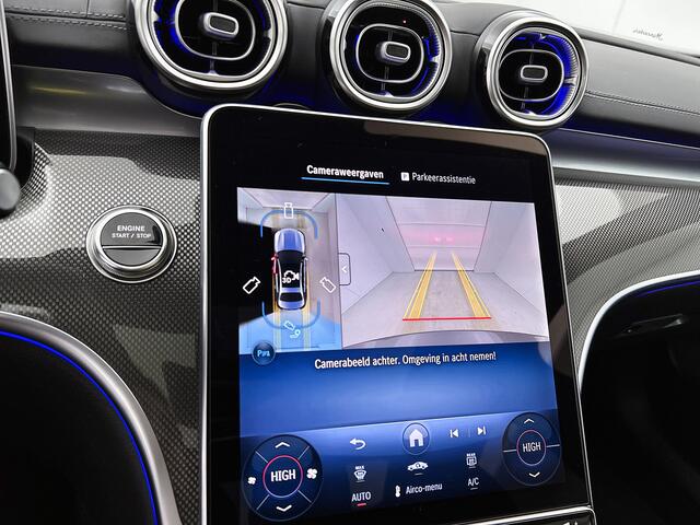 Mercedes-Benz C-KLASSE 300 e Business Solution AMG | Trekhaak | Comfortpakket Plus | Nightpakket | Middenconsole metaalstructuur |