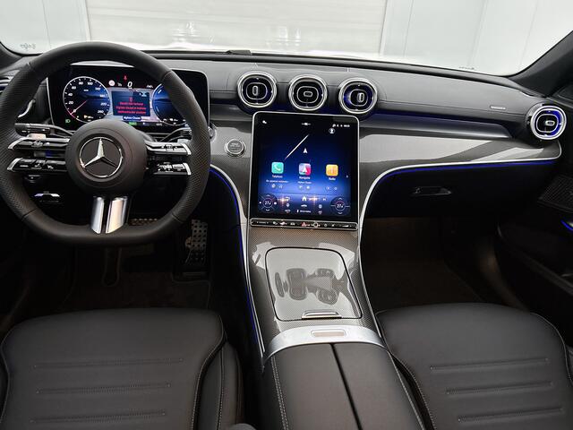 Mercedes-Benz C-KLASSE 300 e Business Solution AMG | Winter pakket | Nightpakket | Middenconsole metaalstructuur | Trekhaak | Inclusief 24 maanden MB Certified garantie voor Europa.