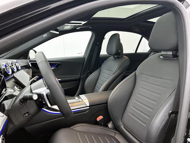 Mercedes-Benz C-KLASSE 300 e Business Solution AMG | Winter pakket | Nightpakket | Middenconsole metaalstructuur | Trekhaak | Inclusief 24 maanden MB Certified garantie voor Europa.