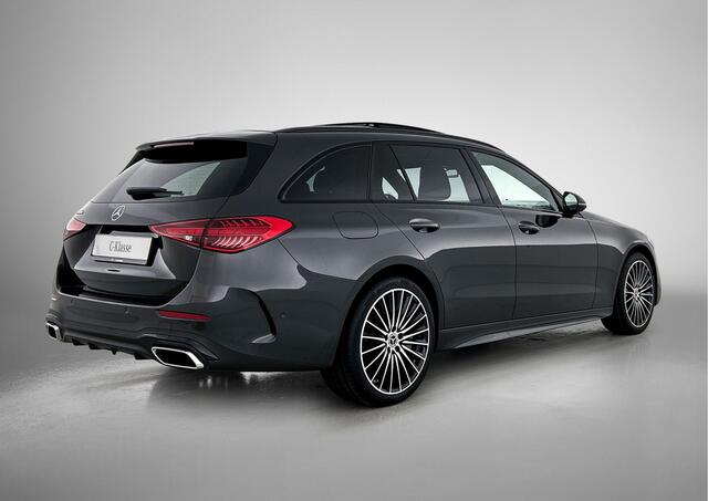 Mercedes-Benz C-KLASSE Estate 300 e Business Solution AMG | Trekhaak | Memorypakket | Multibeam LED | Nightpakket | Distronic | Dodehoekassistent | Inclusief 24 maanden MB Certified garantie voor Europa.