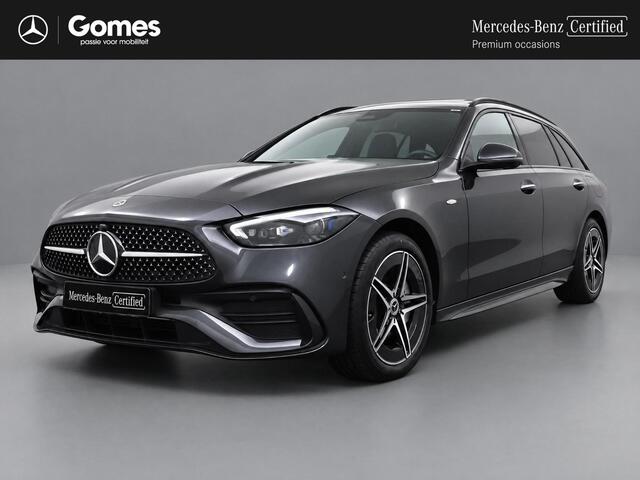 Mercedes-Benz C-KLASSE Estate 300 e Business Solution AMG | Panorama - Schuifdak | Trekhaak Wegklapbaar | Memorystoelen | Digital Light | Burmester Surround Sound | 360° Camera | Head-Up Display | Nightpakket