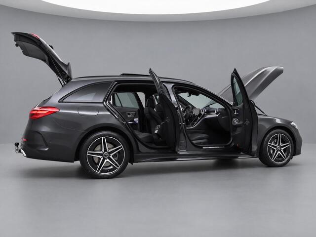 Mercedes-Benz C-KLASSE Estate 300 e Business Solution AMG | Panorama - Schuifdak | Trekhaak Wegklapbaar | Memorystoelen | Digital Light | Burmester Surround Sound | 360° Camera | Head-Up Display | Nightpakket