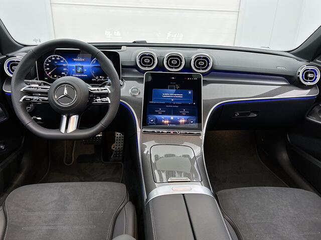 Mercedes-Benz C-KLASSE 300 e 140 Years Edition | Premium Plus | Nightpakket | Trekhaak | Panoramaschuifdak | 360° camera | GUARD 360° Plus | Middenconsole metaalstructuur | 19" multispaaks lichtmetalen AMG-velgen |