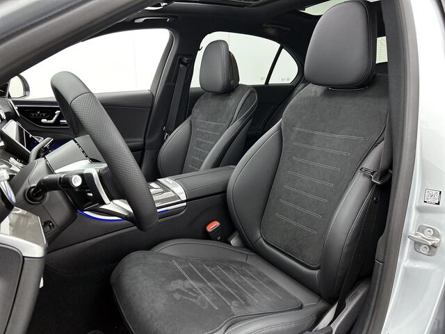 Mercedes-Benz C-KLASSE 300 e 140 Years Edition | Premium Plus | Nightpakket | Trekhaak | Panoramaschuifdak | 360° camera | GUARD 360° Plus | Middenconsole metaalstructuur | 19" multispaaks lichtmetalen AMG-velgen |
