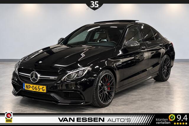 Mercedes-Benz C-KLASSE AMG 63 S | PANO | HEAD-UP | SCHAALSTOELEN | BURMESTER | CARBON | 360-CAMERA | NL-AUTO!