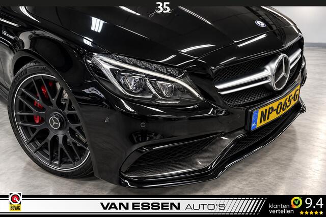 Mercedes-Benz C-KLASSE AMG 63 S | PANO | HEAD-UP | SCHAALSTOELEN | BURMESTER | CARBON | 360-CAMERA | NL-AUTO!
