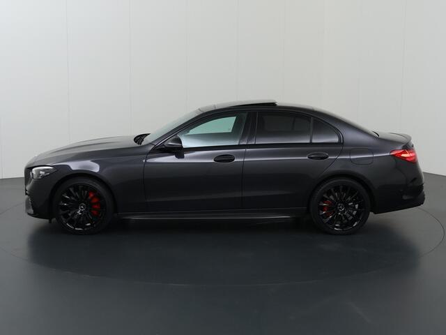 Mercedes-Benz C-KLASSE 300 e AMG Line | Panoramadak | Night | Sfeerverlichting | Getint glas | Stoelverwarming | Keyless | 360 graden camera |