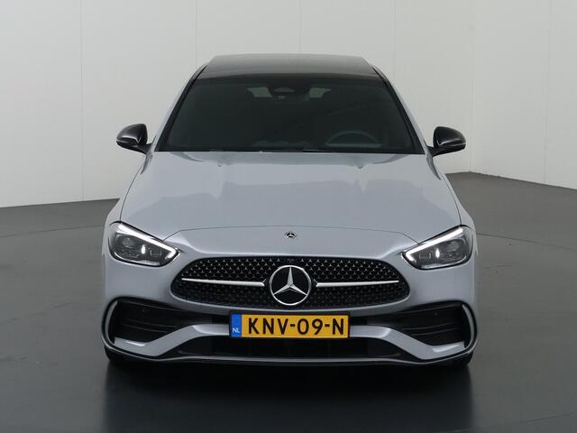 Mercedes-Benz C-KLASSE 300e Business Solution AMG | Trekhaak | Burmester | 360° camera | Panoramaschuifdak | Nightpakket | Stoelverwarming voor |