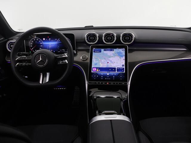 Mercedes-Benz C-KLASSE 300e Business Solution AMG | Trekhaak | Burmester | 360° camera | Panoramaschuifdak | Nightpakket | Stoelverwarming voor |