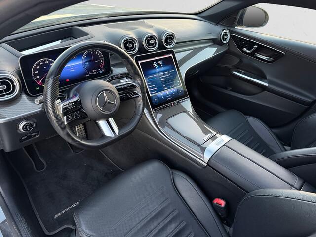 Mercedes-Benz C-KLASSE 300 e AMG Line Aut- Panoramadak, Head Up, Laser Led, Zit Comfort, Carbon