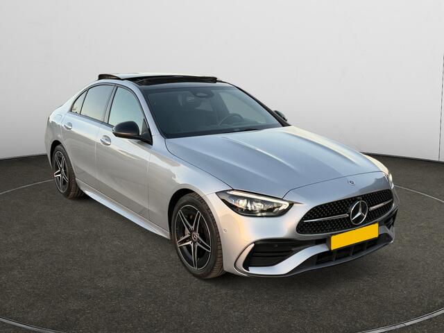 Mercedes-Benz C-KLASSE 300 e AMG Line Aut- Panoramadak, Head Up, Laser Led, Zit Comfort, Carbon