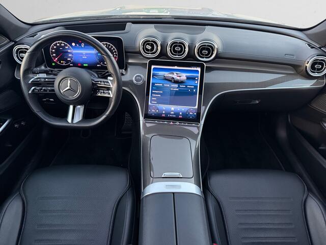 Mercedes-Benz C-KLASSE 300 e AMG Line Aut- Panoramadak, Head Up, Laser Led, Zit Comfort, Carbon