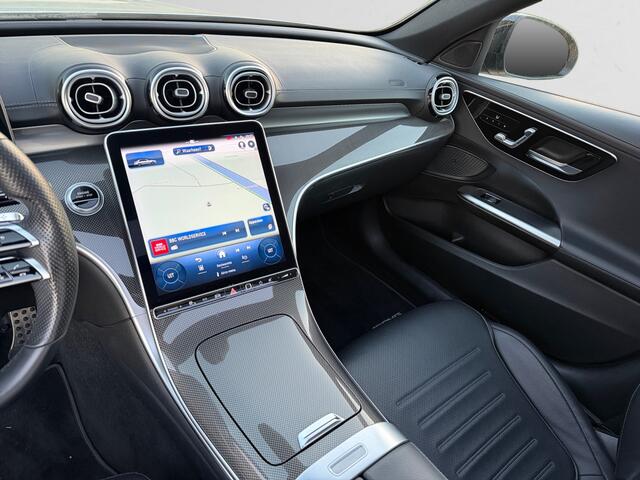 Mercedes-Benz C-KLASSE 300 e AMG Line Aut- Panoramadak, Head Up, Laser Led, Zit Comfort, Carbon