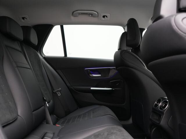 Mercedes-Benz C-KLASSE Estate 300 e AMG Line PHEV 313pk Dealer O.H | Trekhaak Af Fabriek | Adaptive Cruise | Camera | Digital Light | Alcantara Sportstoelen Memory & Verwarmd | Keyless | Sfeerverlichting | Apple Carplay | Blis | DAB | 18"L.M | Plug In Hybrid
