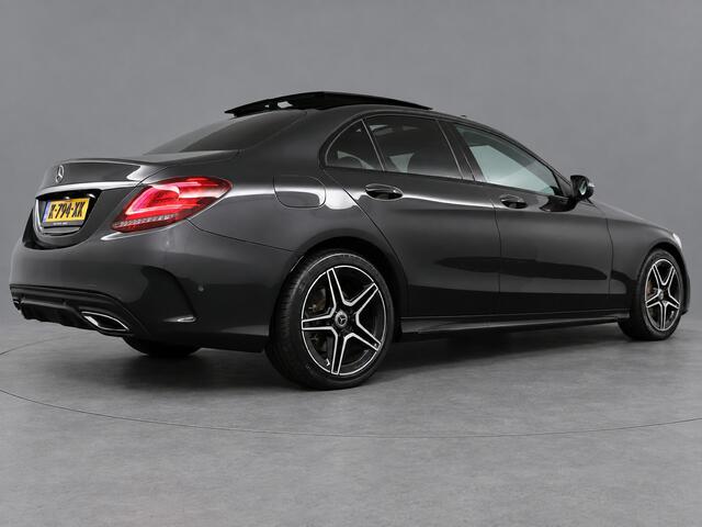 Mercedes-Benz C-KLASSE 180 Business Solution AMG, Orig.NL | Pano | Navi | Leer | Burmester | Apple Car Play - RIJKLAAR + BOVAG GARANTIE