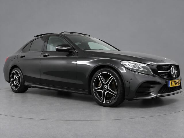 Mercedes-Benz C-KLASSE 180 Business Solution AMG, Orig.NL | Pano | Navi | Leer | Burmester | Apple Car Play - RIJKLAAR + BOVAG GARANTIE