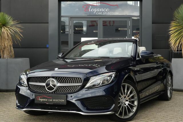 Mercedes-Benz C-KLASSE Cabrio 400 4MATIC AMG Prestige | 334PK | Burmester | Airscarf | 360° | Een bijzonder fraaie Mercedes-Benz C 400 4MATIC Cabriolet met de krachtige 3.0 liter V6-benzinemotor, goed voor maar liefst 334 PK en 480 Nm koppel. Dankzij de 4MATIC vierwielaandrijving en d