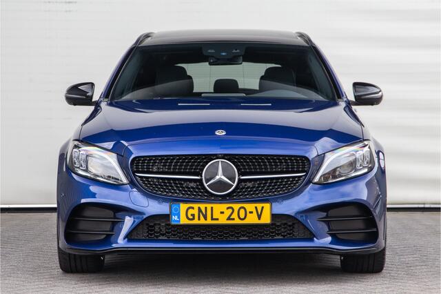 Mercedes-Benz C-KLASSE Estate 300 e AMG Premium, Nightpack, Panorama, Burmester, Luchtvering, Carplay, Digital cockpit, Facelift 2020