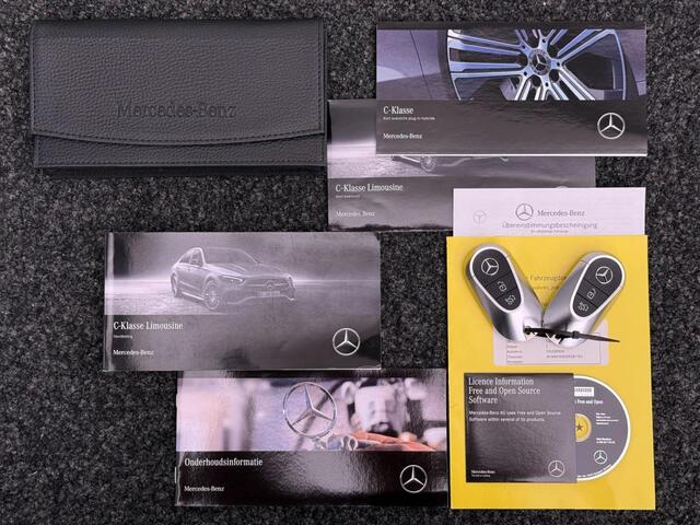 Mercedes-Benz C-KLASSE 300 e Business Solution AMG Premium Plus | AMG Line | Night Pakket | Alarm | Panorama Schuif-Kanteldak | Digital Light | Distronic. Inclusief 24 maanden Mercedes-Benz Certified garantie voor Europa.