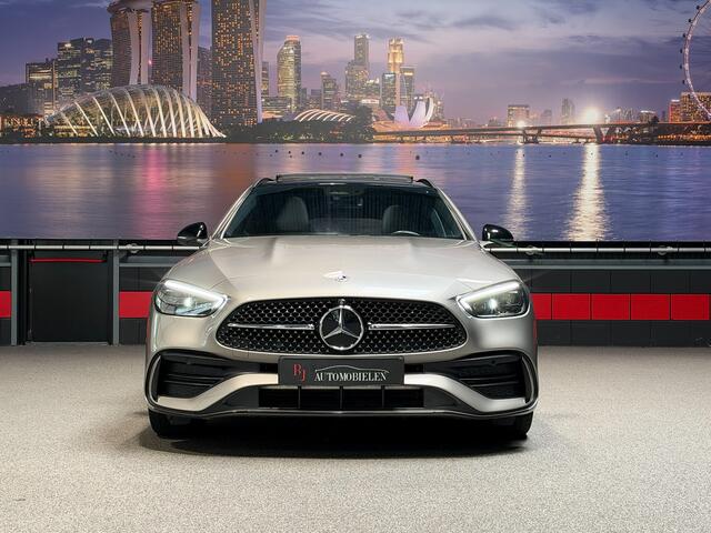 Mercedes-Benz C-KLASSE Estate C300 e AMG Designo|MojaveGrey|Memory|HUD|Panorama|1e eig