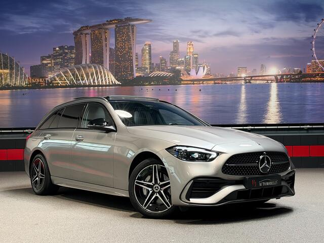 Mercedes-Benz C-KLASSE Estate C300 e AMG Designo|MojaveGrey|Memory|HUD|Panorama|1e eig