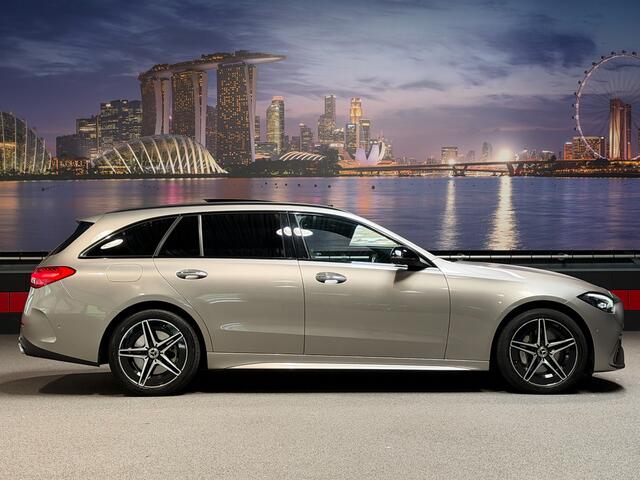 Mercedes-Benz C-KLASSE Estate C300 e AMG Designo|MojaveGrey|Memory|HUD|Panorama|1e eig