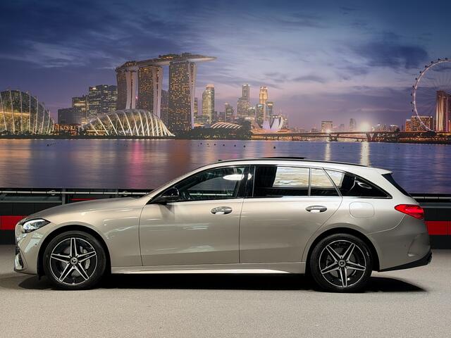 Mercedes-Benz C-KLASSE Estate C300 e AMG Designo|MojaveGrey|Memory|HUD|Panorama|1e eig