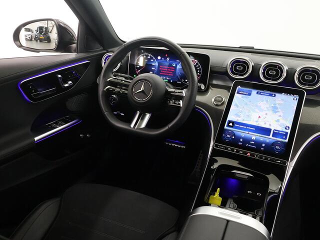 Mercedes-Benz C-KLASSE 300 e Business Solution AMG | Night | Panoramadak | Trekhaak | Memory | Digital Light | 360 graden camera |
