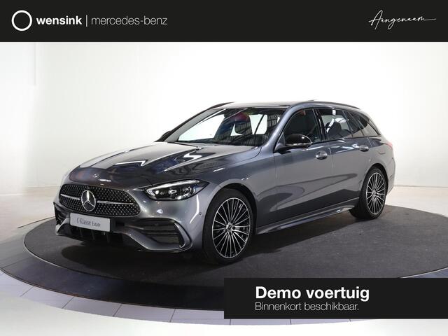 Mercedes-Benz C-KLASSE Estate 300e Business Solution AMG | AMG Line Plus | Trekhaak | Stoelventilatie | Head-up | Burmester |