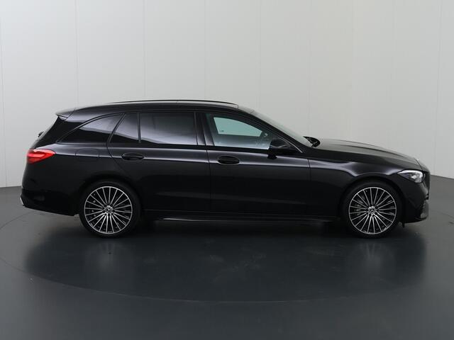 Mercedes-Benz C-KLASSE Estate 300e Business Solution AMG | Panoramaschuifdak | Rijassistentiepakket Plus | Trekhaak | Burmester | DIGITAL LIGHT | Night