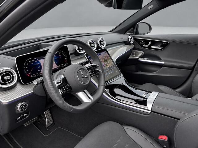 Mercedes-Benz C-KLASSE Estate 300 e AMG Line | Trekhaak | Pano | Burmester | Keyless | Memory