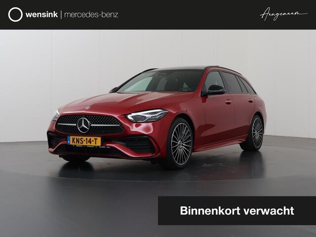 Mercedes-Benz C-KLASSE Estate 300 e 140 Years Edition | AMG | Panoramadak | Memory | 360 graden camera | Grootlicht assistent |