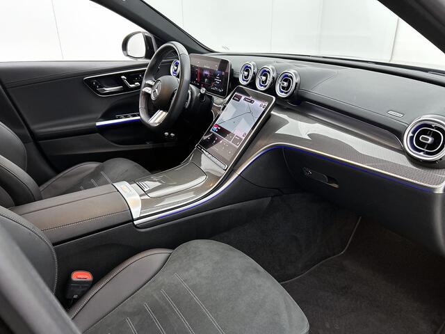 Mercedes-Benz C-KLASSE 300 e AMG Line | 360° camera | Trekhaak | Sfeerverlichting | Lage KM! | Inclusief 24 maanden MB Certified garantie voor Europa.