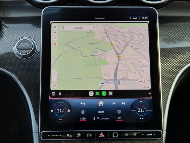 Mercedes-Benz C-KLASSE 300 e AMG Line / SOH 99,8% / Elektrische trekhaak / Stoelverwarming / Elektrische achterklep / Trekgewicht 1800 kg / Burmester Audio Systeem / Adaptief cruise control / Achteruitrijcamera / Apple Carplay Android Auto /